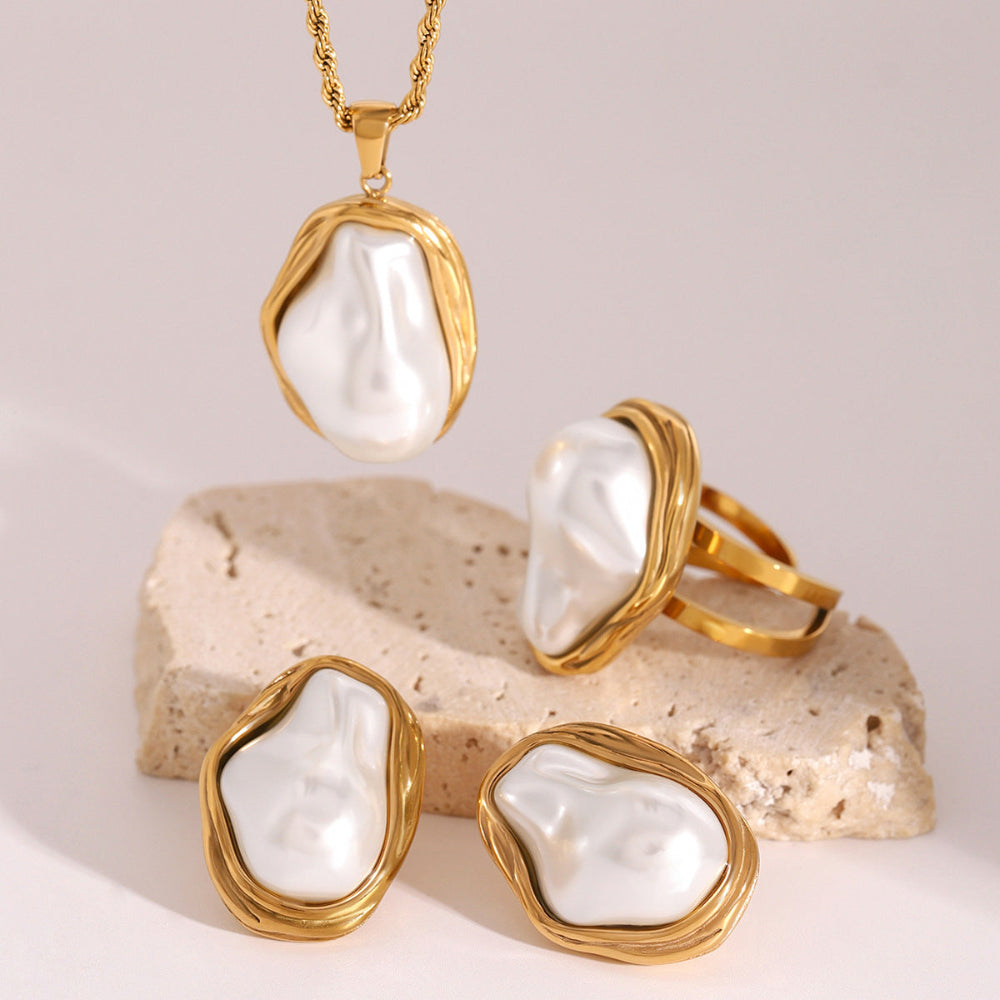 "ALURA" - 18K Gold Plated Jewelry Set - Zerafine