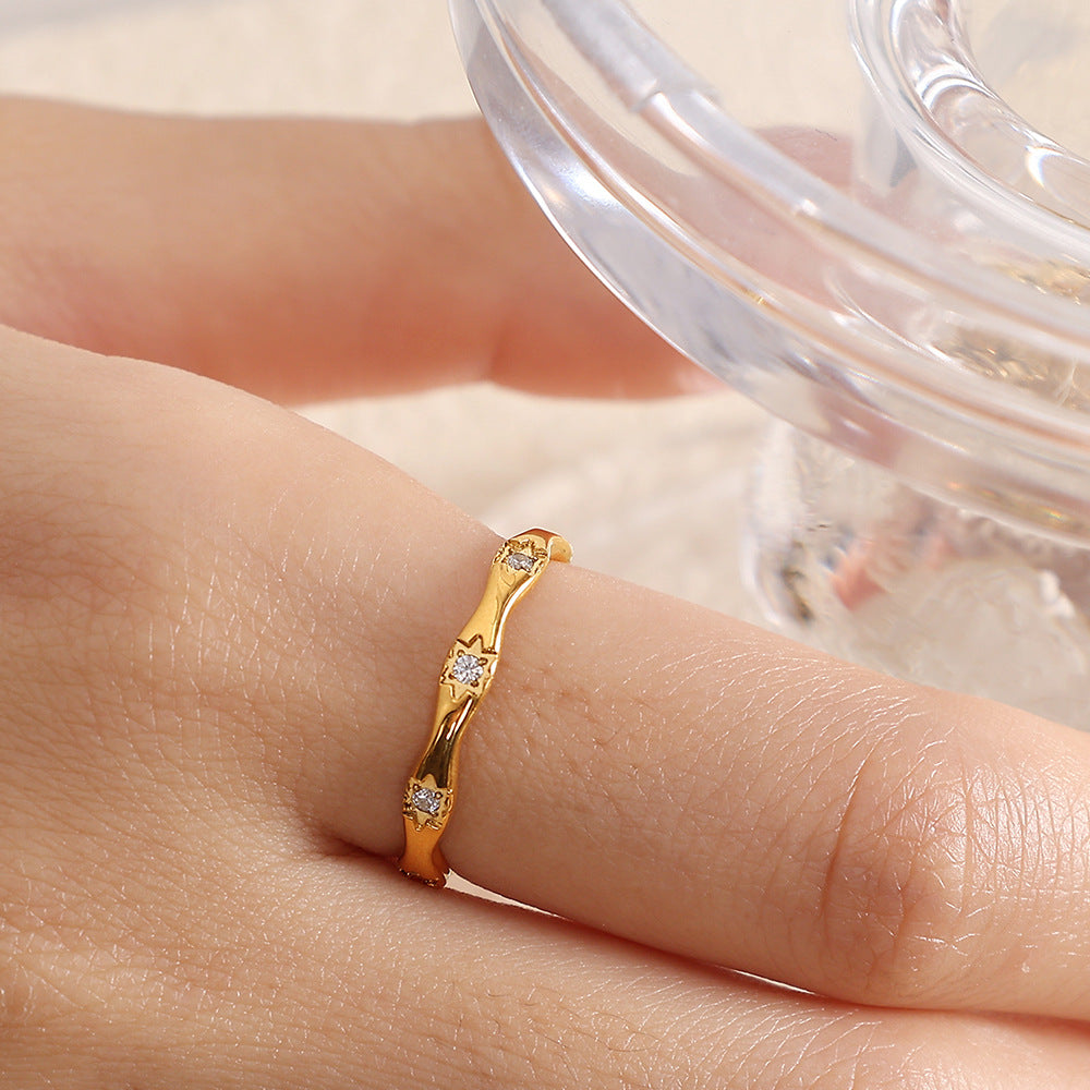 "ARIA" Ring - 18K Gold Plated - Zerafine