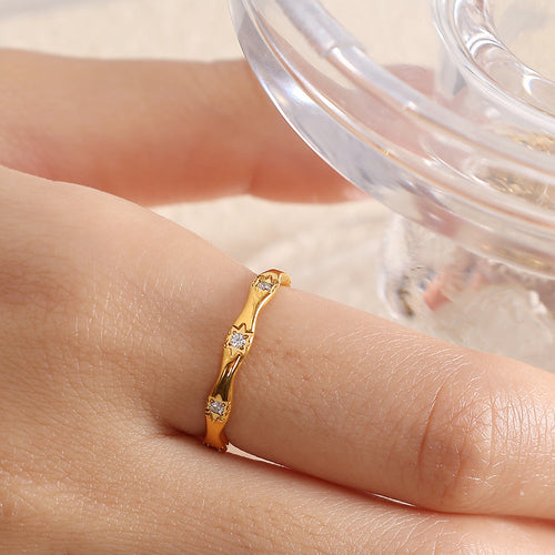 "ARIA" Ring - 18K Gold Plated - Zerafine