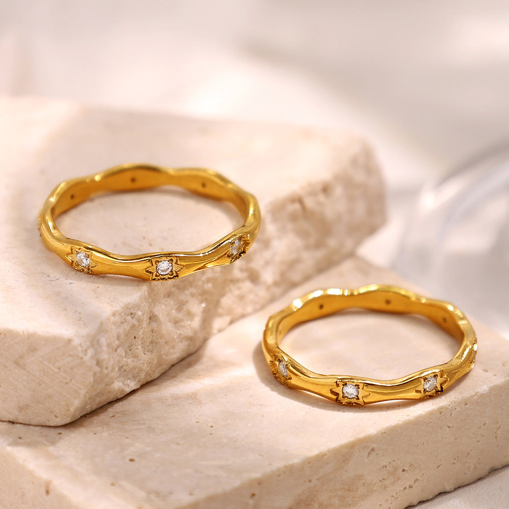 "ARIA" Ring - 18K Gold Plated - Zerafine