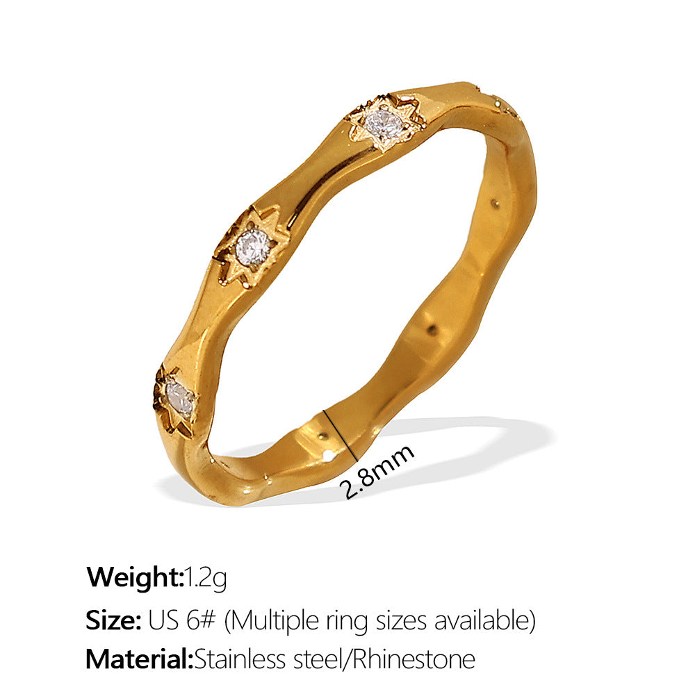 "ARIA" Ring - 18K Gold Plated - Zerafine