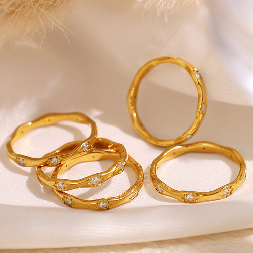 "ARIA" Ring - 18K Gold Plated - Zerafine