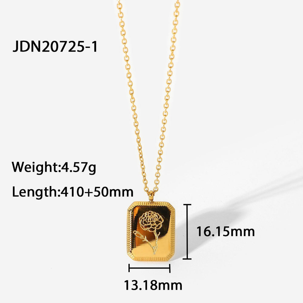"BLOSSOM" Necklace - 18K Gold Plated - Zerafine