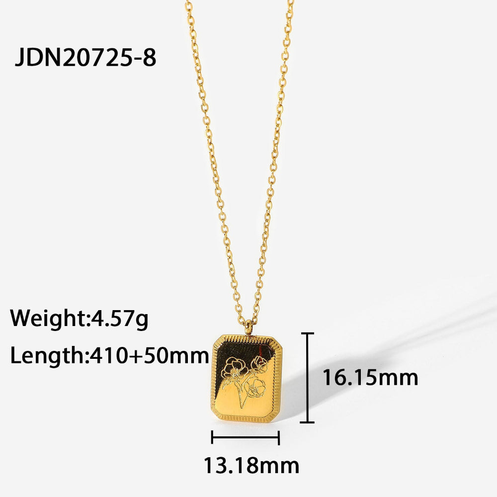 "BLOSSOM" Necklace - 18K Gold Plated - Zerafine