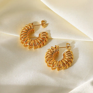 "SELENE" Earrings - 18K Gold Plated - Zerafine