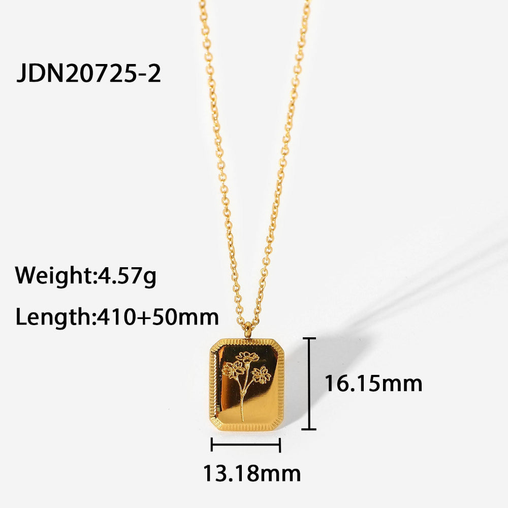 "BLOSSOM" Necklace - 18K Gold Plated - Zerafine